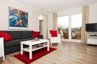 Feriendomizil Strandblick Feriendomizil Strandblick Appartement 2 MeerSonne Haffkrug - Wohnzimmer