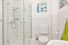 Feriendomizil Strandblick Feriendomizil Strandblick Appartement 2 MeerSonne Haffkrug - Badezimmer