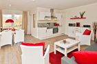 Feriendomizil Strandblick Feriendomizil Strandblick Appartement 2 MeerSonne Haffkrug - Wohnzimmer