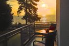 Feriendomizil Strandblick Feriendomizil Strandblick Appartement 2 MeerSonne Haffkrug - Balkon
