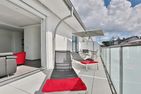 Haus Wolburgstraße 1 Haus Wolburgstraße 1a Penthouse Haifisch Appartement 5 Timmendorfer Strand - Balkon