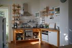  Ferienwohnung Stadthuuske boven Ostfriesland - Küche / Küchenzeile