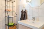 Feriendomizil Strandblick Feriendomizil Strandblick Appartement 1 MeerBlick Haffkrug - Badezimmer