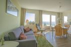 Feriendomizil Strandblick Feriendomizil Strandblick Appartement 1 MeerBlick Haffkrug - Wohnzimmer