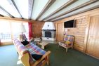 Chalet Finnehus, BÜ-41 Bühlbergstrasse 41 Lenk im Simmental - Wohnzimmer