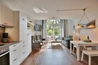 Maison Baltique Niendorf Haus 2 Ferienwohnung "Sonnendeck" Niendorf / Ostsee - Wohnzimmer