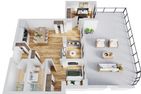 Smart Resorts Haus Diamant Ferienwohnung 702 Winterberg - Grundriss