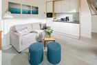 Nordstrandperle Ap.H3 Kaiserstraße, Nordstrand - Wohnzimmer