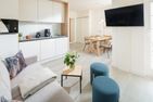 Nordstrandperle Ap.H3 Kaiserstraße, Nordstrand - Wohnzimmer