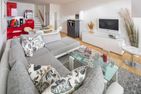  Meeresbrandung seaside Kaiserstraße, Nordstrand - Wohnzimmer