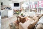 Europäischer Hof Whg.41 Kaiserstraße, Nordstrand - Wohnzimmer