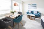 Dünenrose Whg. 12 Kaiserstraße, Nordstrand - Wohnzimmer