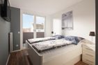  Jann-BergHaus - Fewo "Flut" Innenstadt Kurplatz - Schlafzimmer