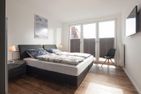  Jann-BergHaus - Fewo "Flut" Innenstadt Kurplatz - Schlafzimmer