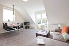 Haus Inselzauber Sanddorn Fischerhafen - Wohnzimmer