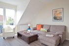 Haus Inselzauber Sanddorn Fischerhafen - Wohnzimmer