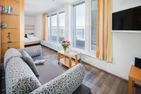 Kaiserhof 96 (Penthouse) Kaiserstraße, Nordstrand - Wohnzimmer