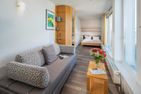 Kaiserhof 96 (Penthouse) Kaiserstraße, Nordstrand - Wohnzimmer
