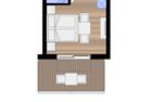 Petrina Whg.2 Innenstadt Kurplatz - Grundriss