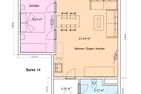 Barke 14 Weststrand - Grundriss