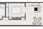  Neys Beach Loft Weststrand - Grundriss
