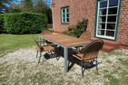 Haus Smäswai 10 Haushälfte Lee 4 Sterne Haus mit Terrasse und Strandkorb Nebel auf Amrum - 