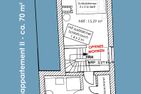  Ferienwohnung Stadthuuske boven Ostfriesland - Grundriss