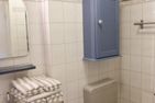 Hüs Sanskiin Ferienwohnung *Brombelbei* Süddorf auf Amrum - Badezimmer in der Ferienwohnun Brombelbei in Süddorf auf Amrum