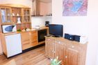 Hüs Sanskiin Ferienwohnung *Brombelbei* Süddorf auf Amrum - Küche in der Ferienwohnun Brombelbei in Süddorf auf Amrum