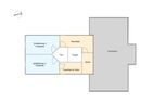  Haus an der Koppel Borgsum - Obergeschoss. Dachschrägen sind kein Bestandteil der Grundrisszeichnung.