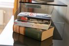  Haus Halligblick Wohnung 16 Wyk auf Föhr - Aber auch Bücher liegen bereit,...