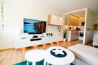 Strandhochhaus SHB3 Cuxhaven Sahlenburg - Wohnzimmer
