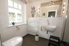  Haus Wattwurm, Susanne-Fischer Weg 17 Wyk - Badezimmer Erdgeschoss