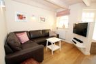  Haus Kiebitz, Susanne-Fischer Weg 31 Wyk - Wohnzimmer/TV