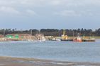  Haus Jungnamen Sand Whg. 1 Wittdün - Blick zum Seezeichenhafen von der Wohnung Jungnamen Sand 01