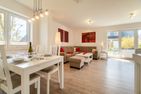  Gästehaus Wohnung 1 Wyk auf Föhr - Starten Sie Ihren Urlaubstag an dem Esstisch mit einem ausgiebigen Frühstück.