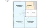  Haus Sterntaucher Wrixum - Obergeschoss. Dachschrägen sind kein Bestandteil der Grundrisszeichnung.