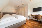  Villa Westküste Alkersum - Das vierte Schlafzimmer verfügt über ein Vollbad en Suite.