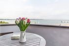  Haus Jungnamen Sand Whg. 1 Wittdün - Balkon der Ferienwohnung Jungnamen Sand 01
