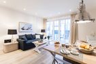 Strandvilla Apartment Hafenglück Büsum - Wohnzimmer