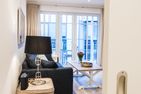 Strandvilla Apartment Hafenglück Büsum - Wohnzimmer