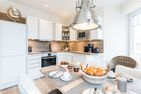 Strandvilla Apartment Meeresglück Büsum - Küche / Küchenzeile