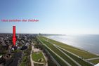 Haus zwischen den Deichen Wohnung 3 Büsum - Vogelperspektive