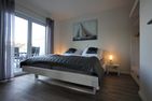  Penthouse am Deich Büsum - Schlafzimmer