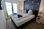 Bernstein Suite & Breakfast Apartment 6 Büsum - Schlafzimmer