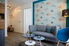 Bernstein Kattegat Apartment 9 Büsum - Wohnzimmer