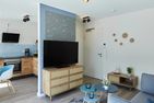 Bernstein Kattegat Apartment 21 Büsum - Wohnzimmer