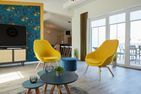 Bernstein Kattegat Apartment 27 Büsum - Wohnzimmer