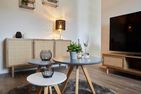 Bernstein Kattegat Apartment 32 Büsum - Wohnzimmer