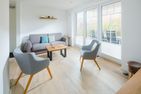 Haus Dünenkate Möwennest Ostdorf - Wohnzimmer